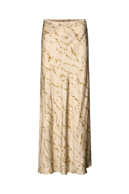 Rabens Saloner - Ellery Crystal Bias Skirt, Powder Fern Combo