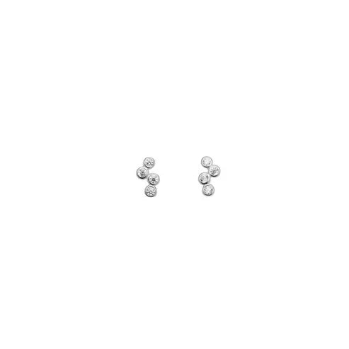 Pico Copenhagen - Alice Crystal Studs Ørestik - Silver