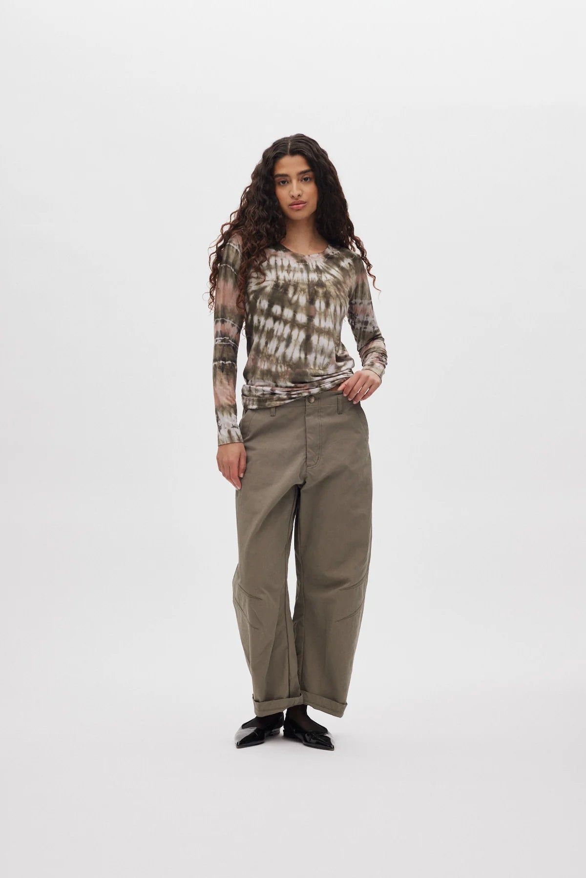 Rabens Saloner - October Ultility Shaped Pants, Asphalt