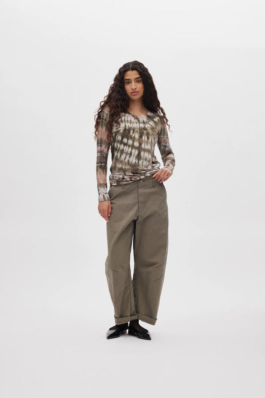 Rabens Saloner - October Ultility Shaped Pants, Asphalt