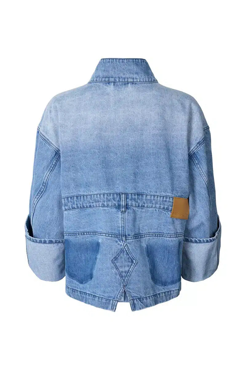 Rabens Saloner - Donela Denim Jacket, Light Washed Denim