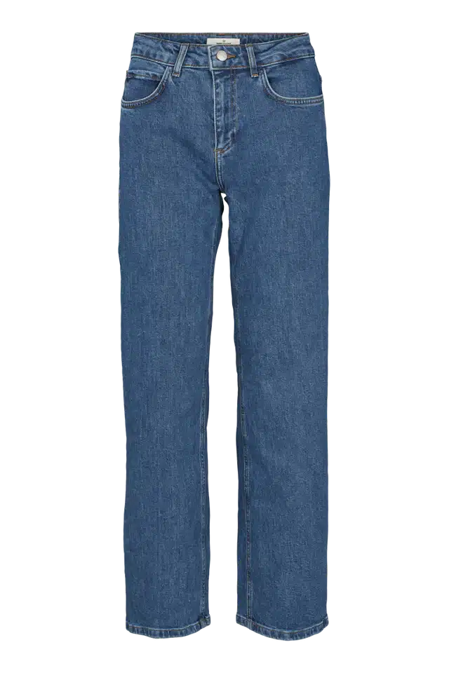 Basic Apparel - Elisa Mid Blue Jeans, Mid Blue