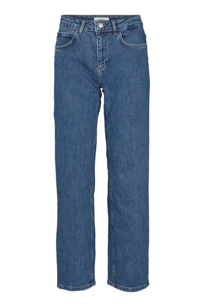 Basic Apparel - Elisa Mid Blue Jeans, Mid Blue