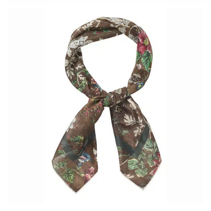 Tapis Noir - Light Small Eliza Scarf, Brown