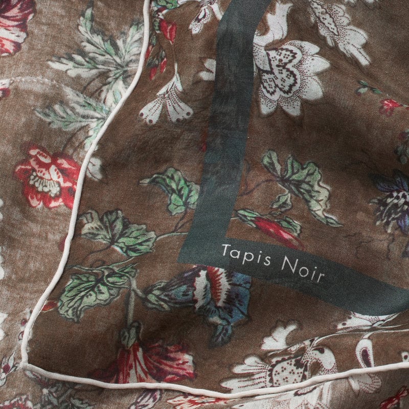 Tapis Noir - Light Small Eliza Scarf, Brown