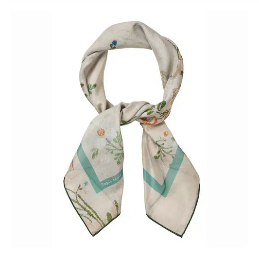 Tapis Noir - Light Small Emmi Scarf, White