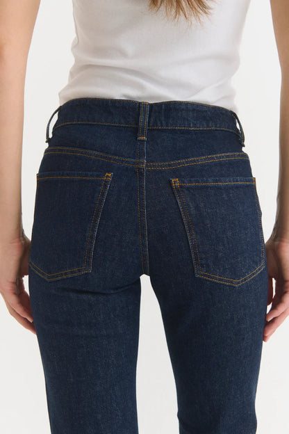Basic Apparel - Evy Rinse Wash Jeans, Raw Denim