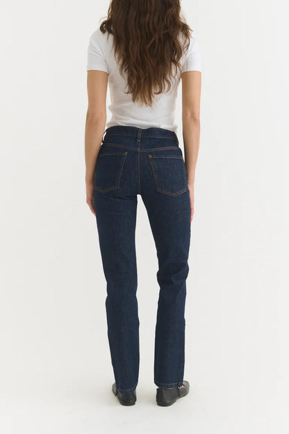Basic Apparel - Evy Rinse Wash Jeans, Raw Denim