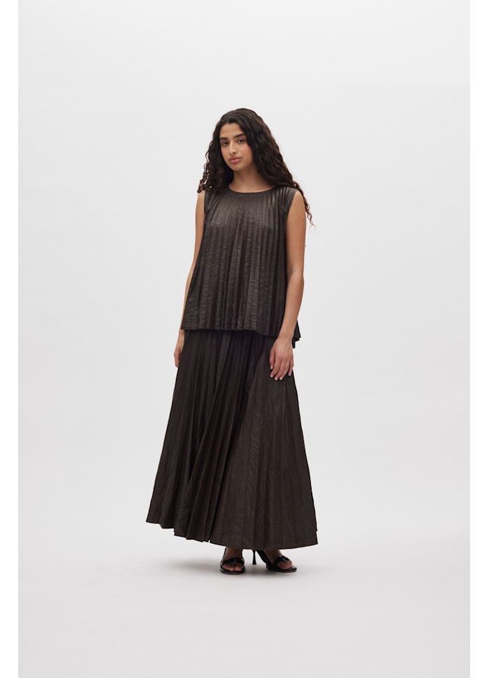 Rabens Saloner - Simonia Pleats Skirt, French Toast