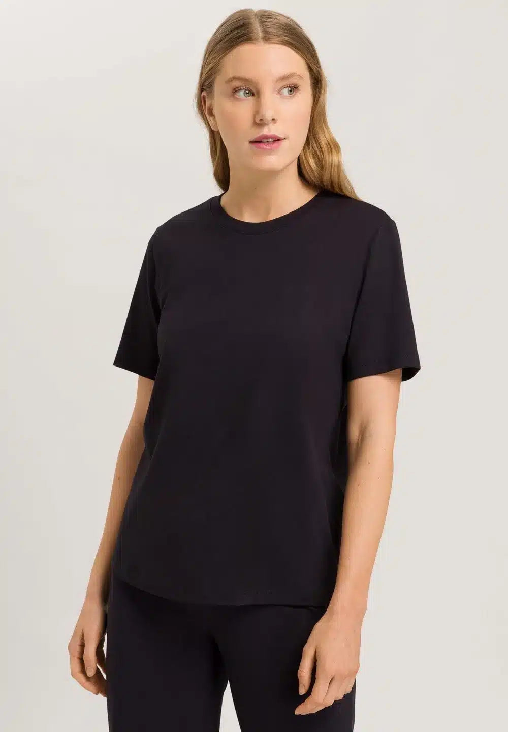 Hanro - Natural T-Shirt, Black