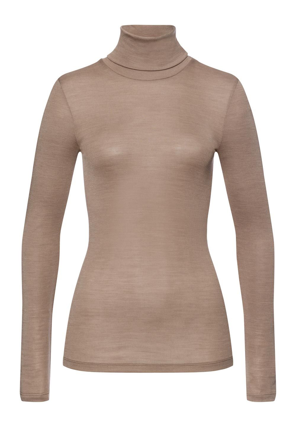 Hanro - Turtleneck Wool/Silk, Taupe