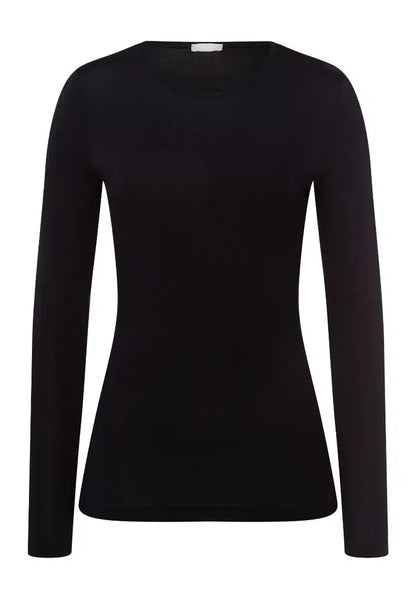 Hanro - Long Sleeve Top Soft Touch, Black