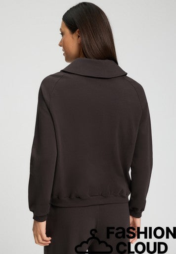 Hanro - Natural Living Jacket/Cardigan, Dark Mocha