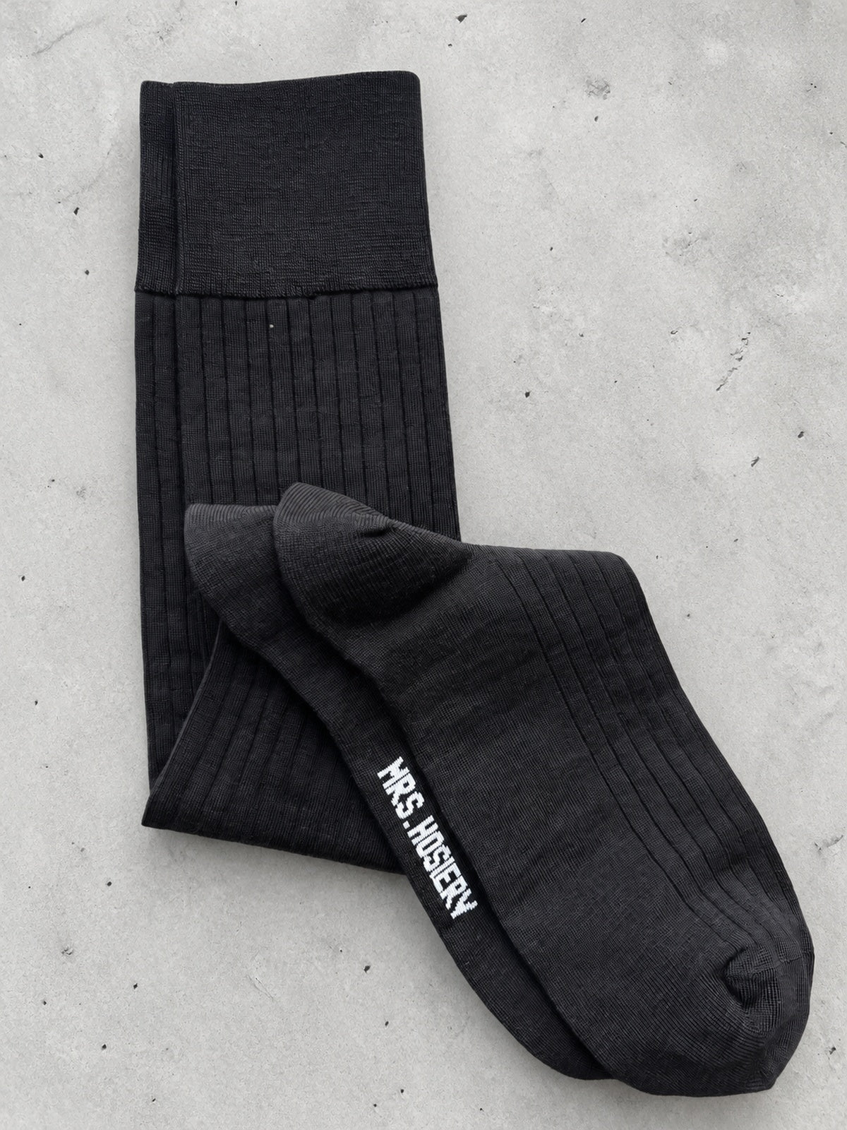 Mrs. Hosiery - Mrs Merino Knee-High, Black