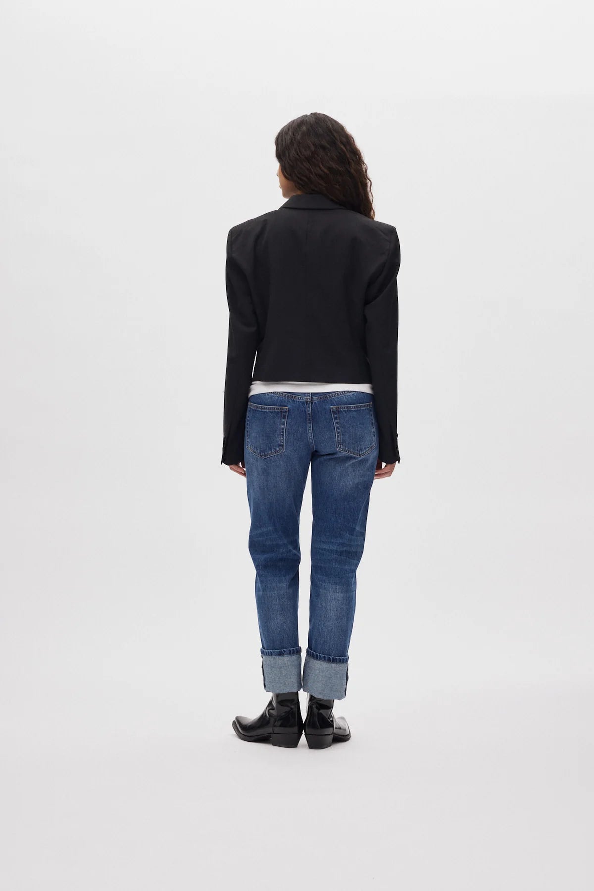 Rabens Saloner - Lorelei Denim Loose Fit Pants, Dark Indigo