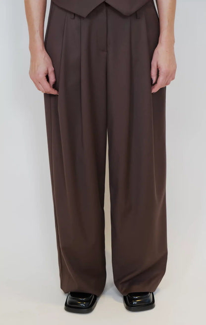 Yin Studio - LouLou Pants, Brown