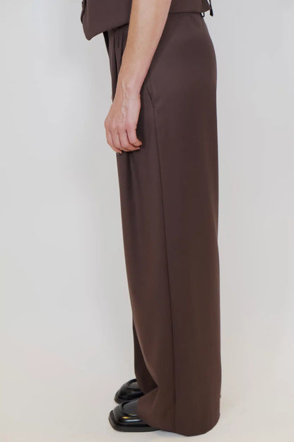 Yin Studio - LouLou Pants, Brown