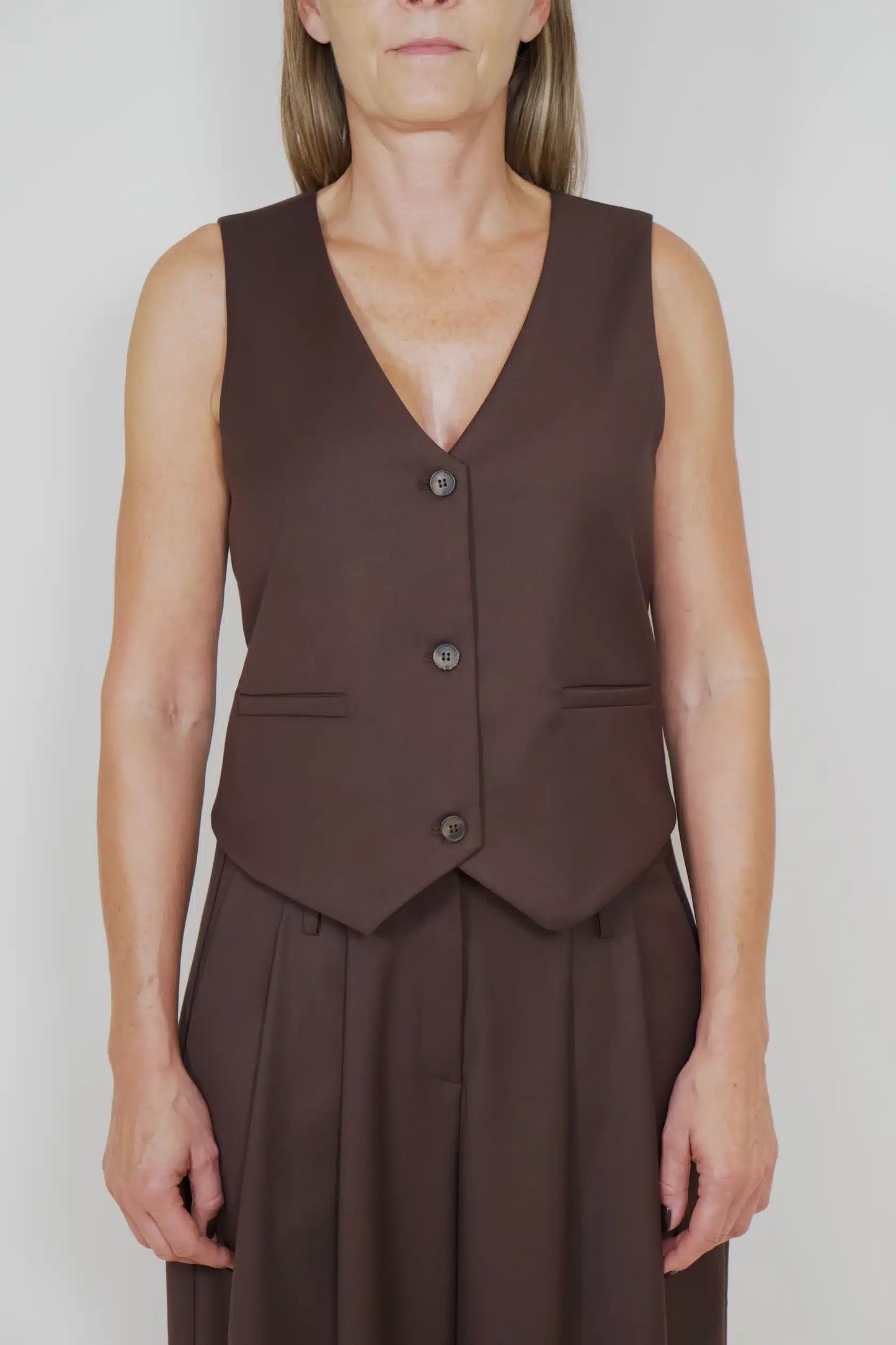 Yin Studio - LouLou Pants, Brown