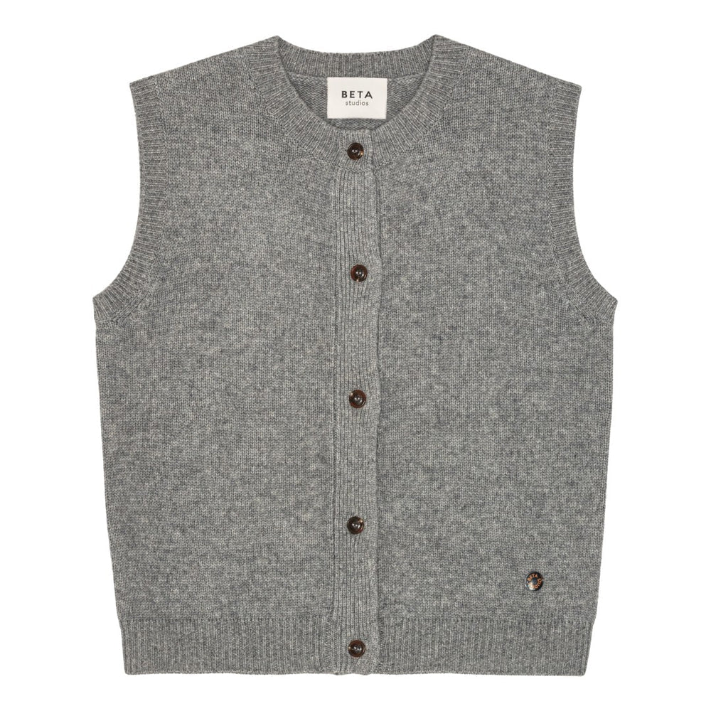 Beta Studios - Mercedes Vest, Grey Melange