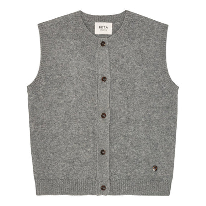Beta Studios - Mercedes Vest, Grey Melange