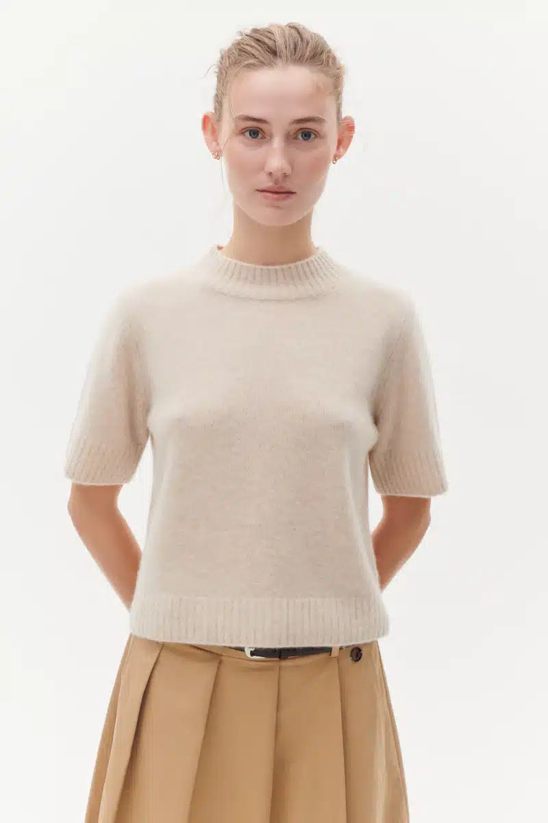Beta Studios  - Mie Short Sleeves, Eco Alabast White