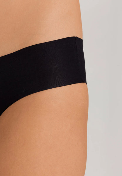 Hanro - Invisible Cotton Midi Briefs, Black