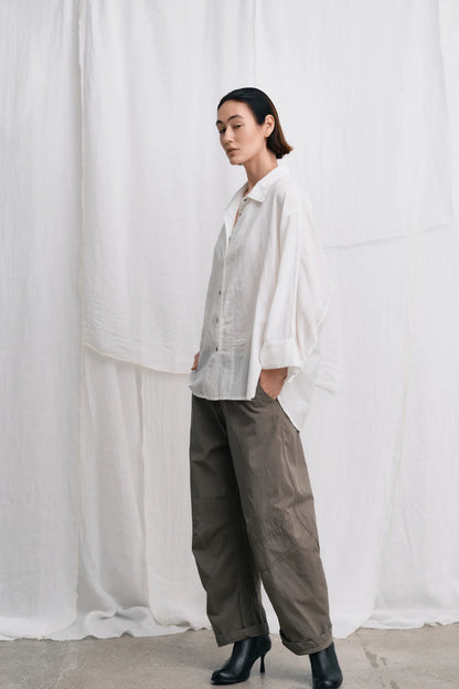 Rabens Saloner - October Ultility Shaped Pants, Asphalt