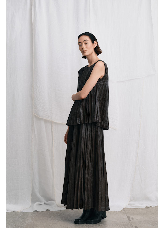 Rabens Saloner - Simonia Pleats Skirt, French Toast