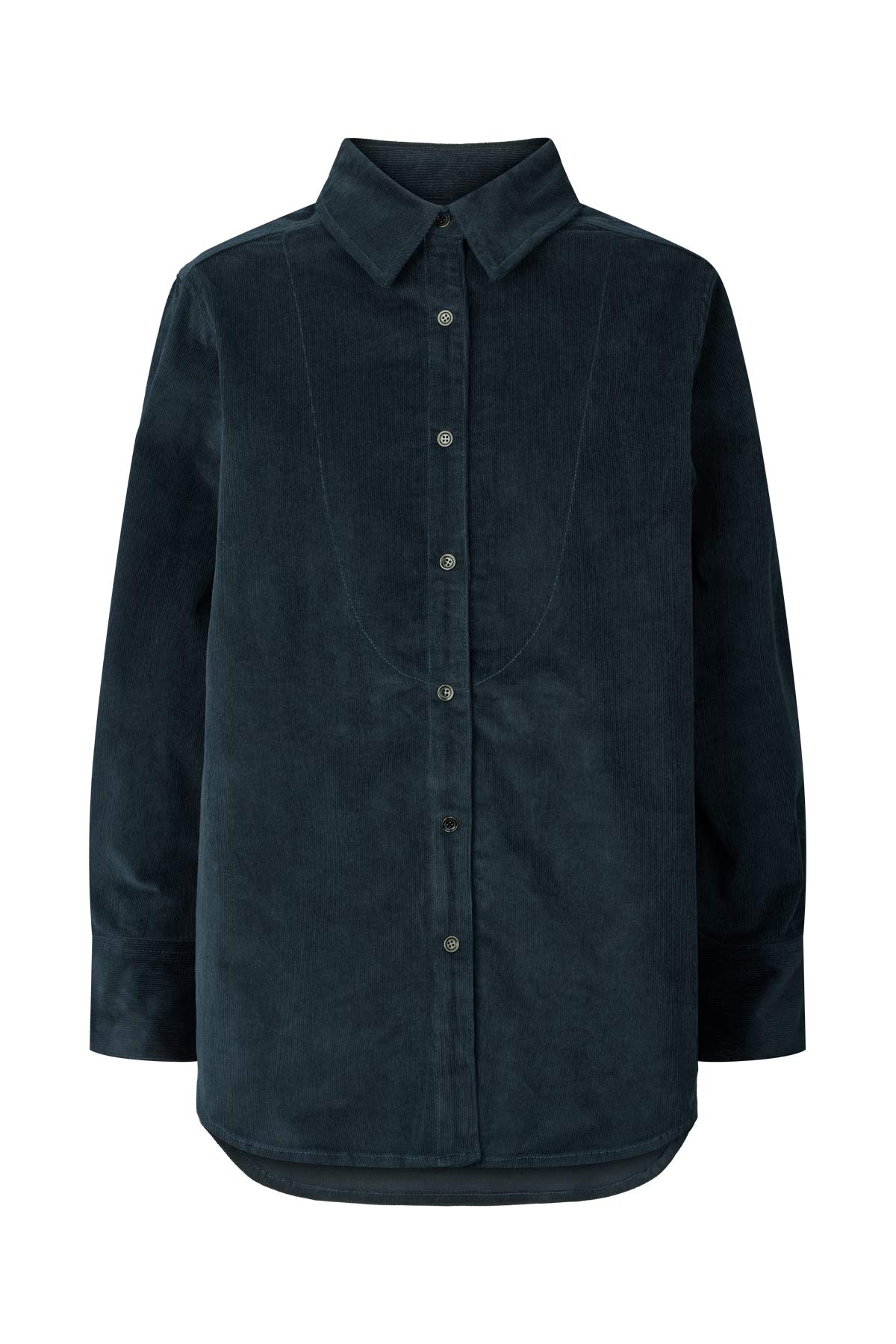 Rabens Saloner - Paia Baby Corduroy Shirt, Navy