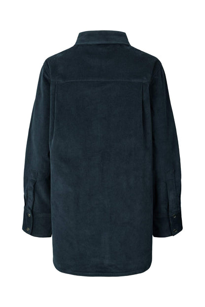 Rabens Saloner - Paia Baby Corduroy Shirt, Navy