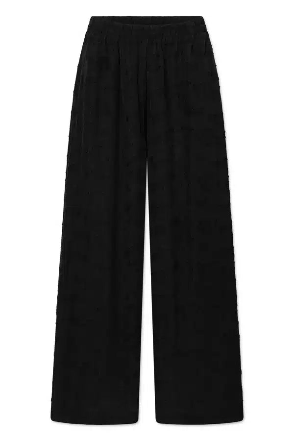 Rue De Tokyo - Pandora Viscose Linen Pants, Black