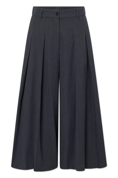 Rue De Tokyo - Perle Tailoring Pants, Dark Grey