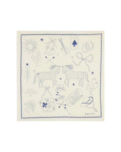 Habiba - Polly Solo Bandana, Japan Blue