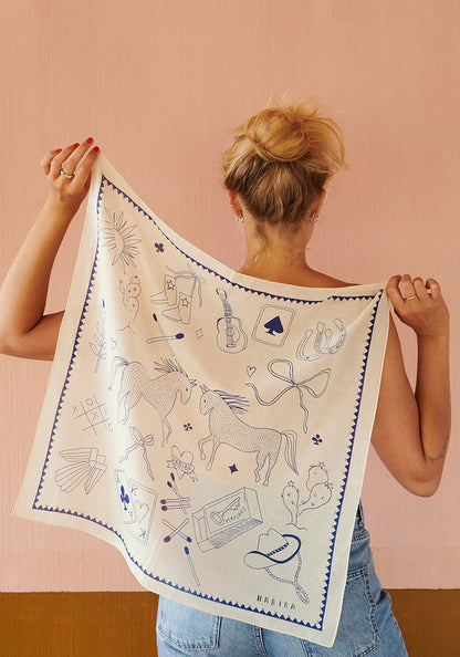 Habiba - Polly Solo Bandana, Japan Blue