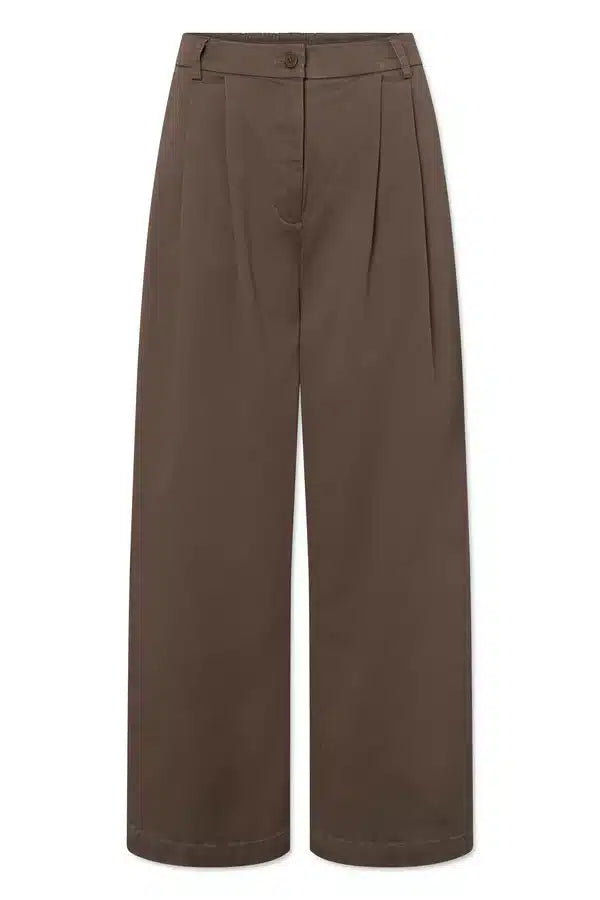 Rue De Tokyo - Prudie Twill Pants, Malt Brown