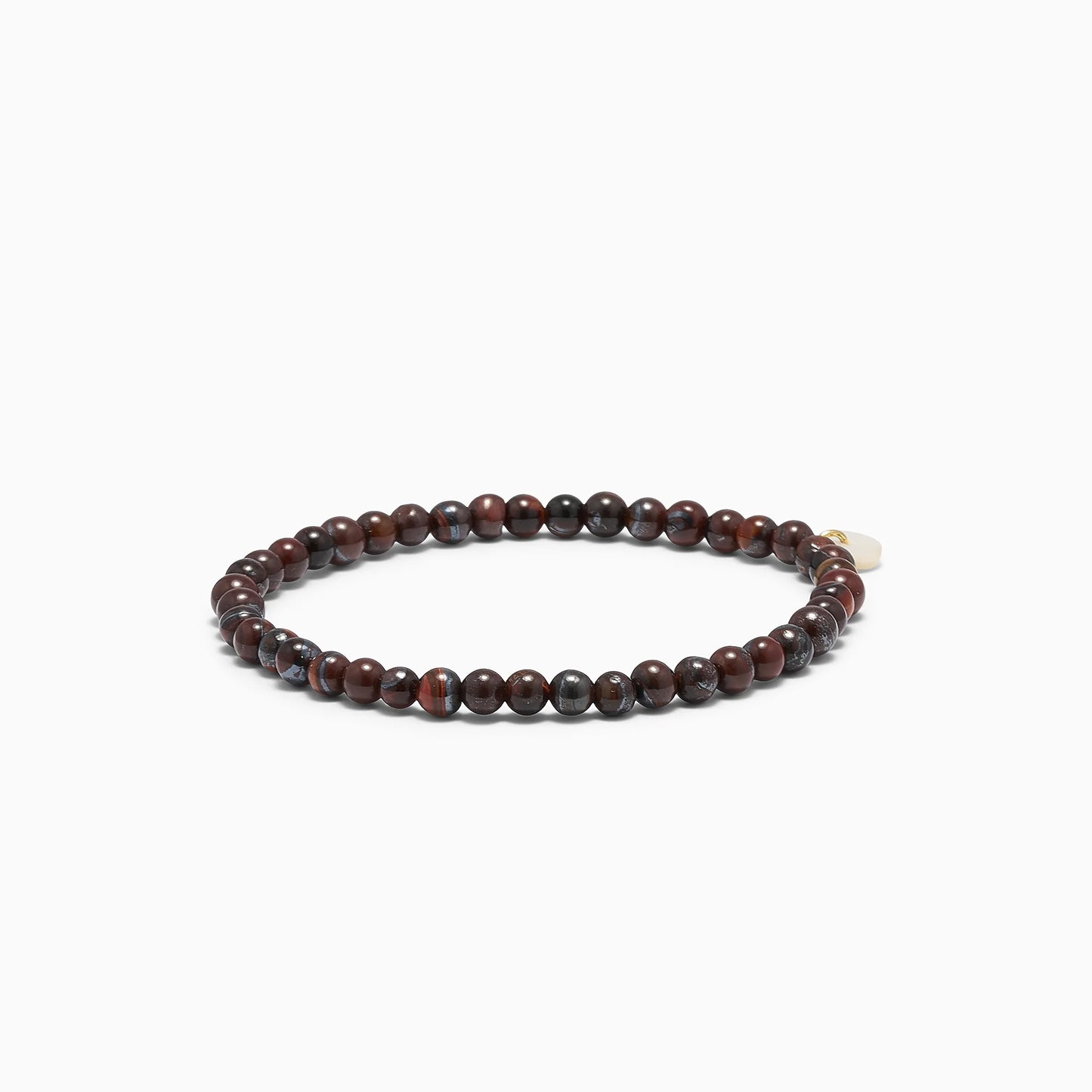 Soï - Petite Red Tiger Eye Stretch Armbånd