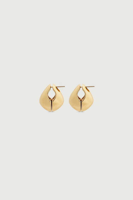 Soeur - Moon Line Mini Earrings, Gold