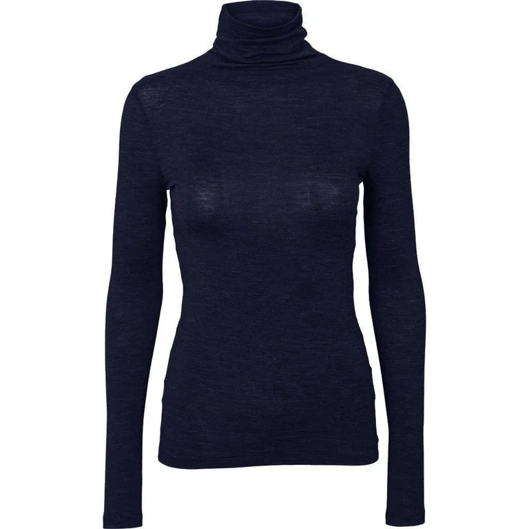 Basic Apparel - Rinja T-Neck, Sky Captain