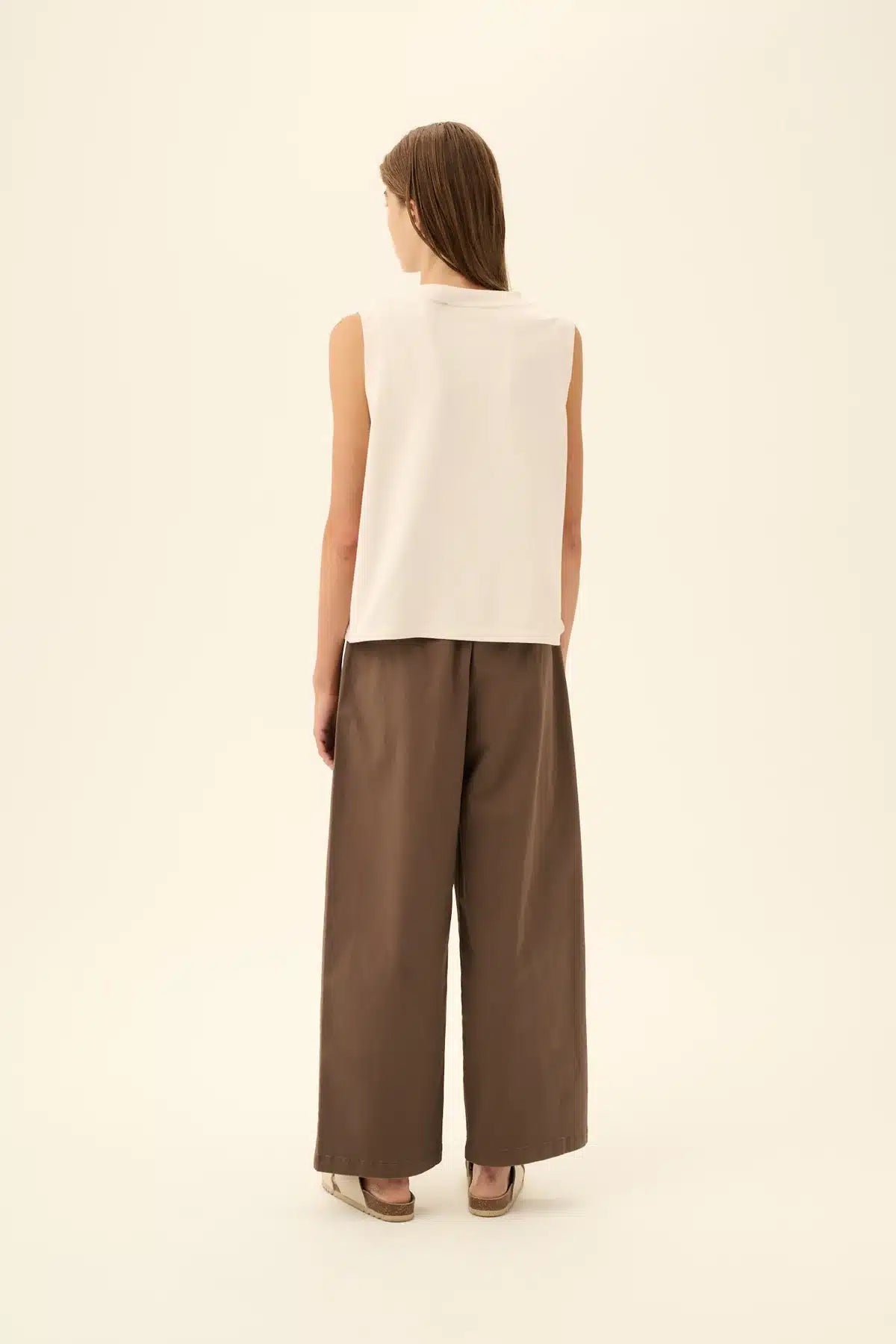 Rue De Tokyo - Prudie Twill Pants, Malt Brown