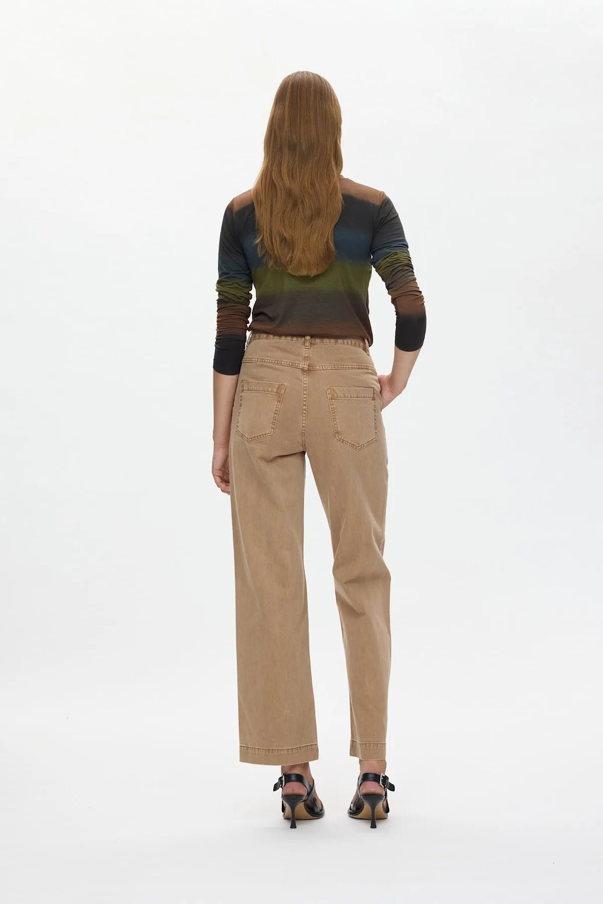 Rabens Saloner - Sabina Canvas Pants, Washed Tobacco