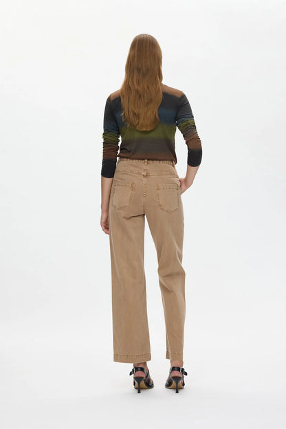 Rabens Saloner - Sabina Canvas Pants, Washed Tobacco