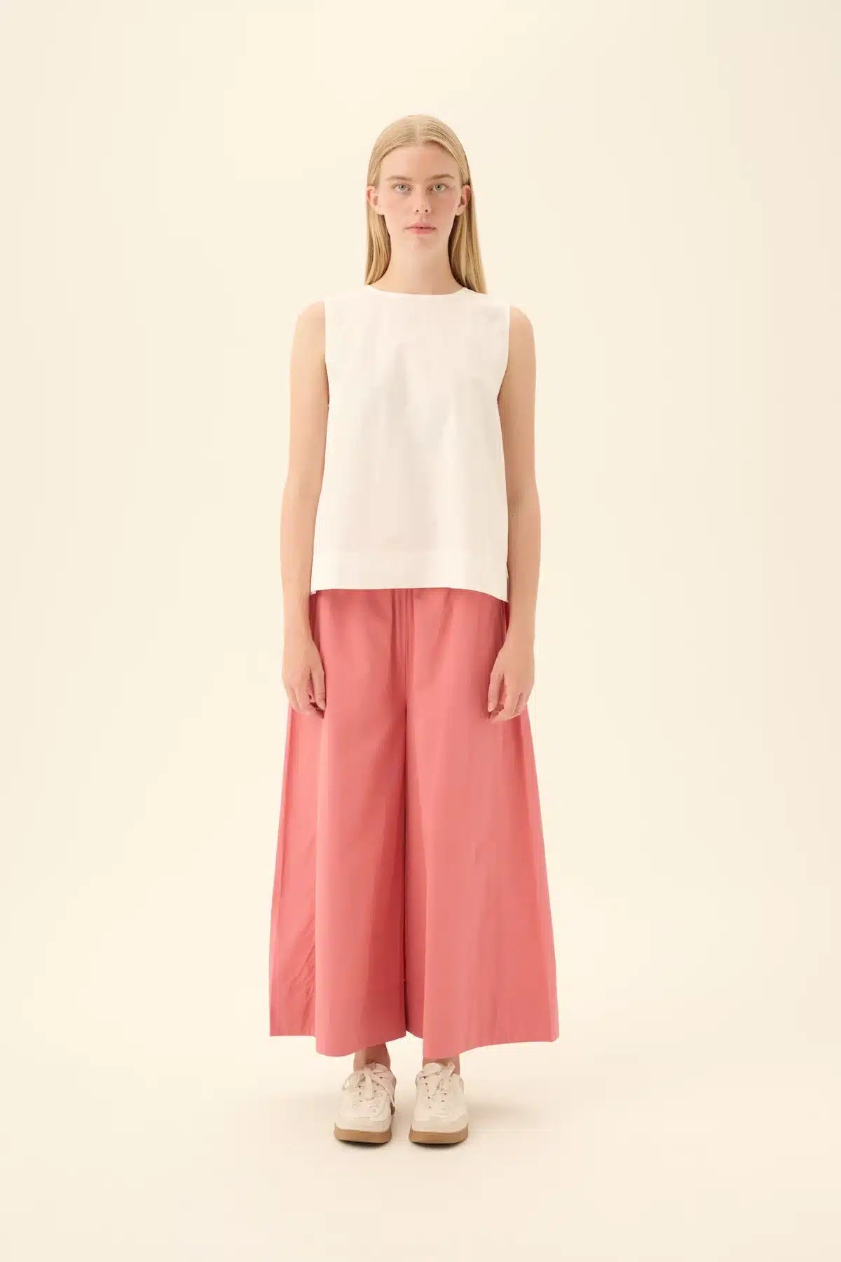 Rue De Tokyo - Sharren GMTD Poplin Bluse, White