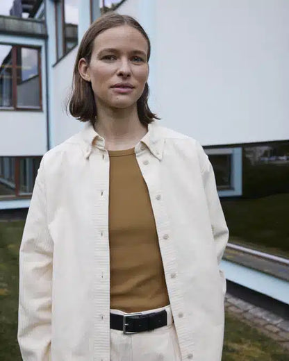 Esmé Studios - ESTamarik Shirt, Pearled Ivory