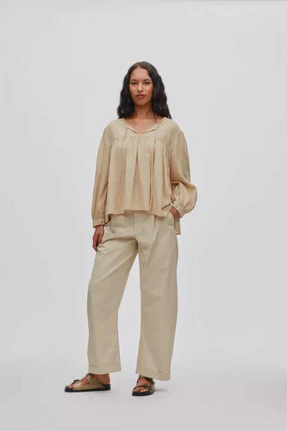 Rabens Saloner - Thalia Light Fusion Pants, Sand