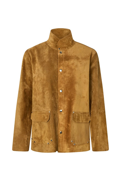Rabens Saloner - Thelma Heavy Suede Jacket, Whiskey