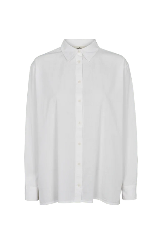 Basic Apparel - Vilde Loose Shirt, Bright White